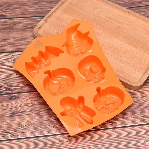 Halloween gresskar silikonform lys kake dekorasjon Fondant onesize
