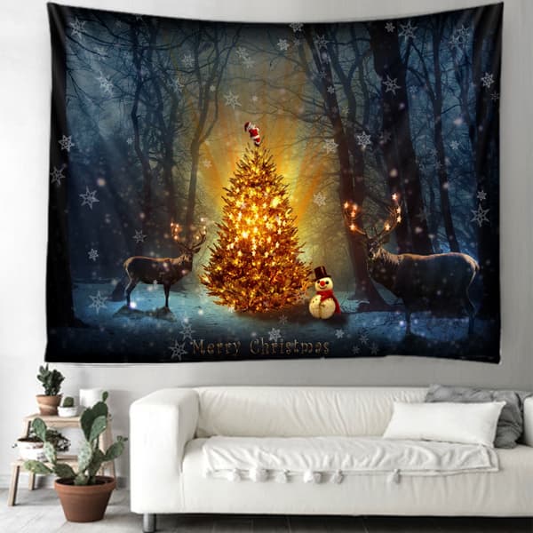 150cm*100cm, Gobelin Juledekoration Baggrundsstof