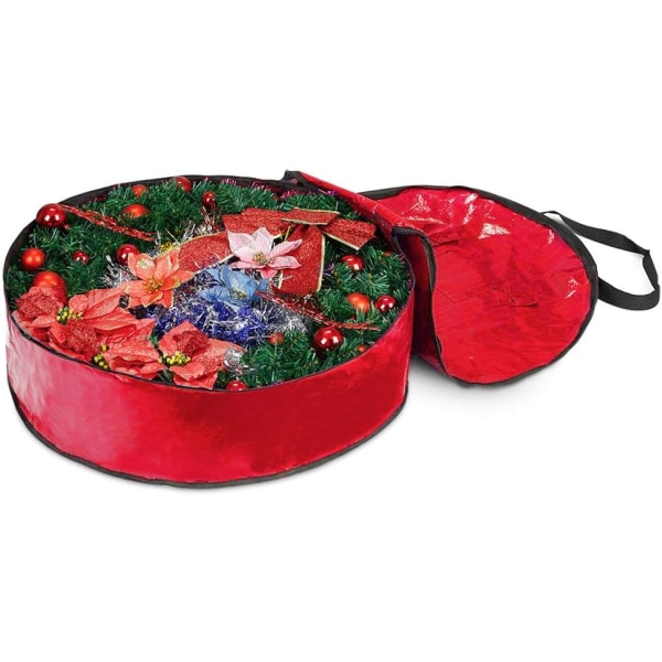 Christmas Wreath Storage Bag 36" - Garland Holiday Container with Tear