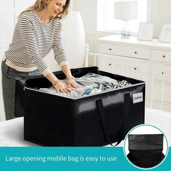 Polyester Extra Stor Mobilväska med dragkedja Specialutrustning För blue 69*35*38cm