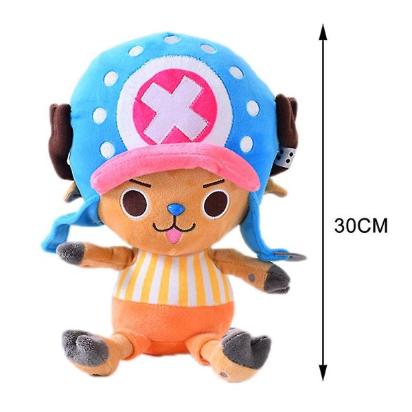 Tegneserie One Piece Plysjleketøy Herlig stoppet plysjdukke