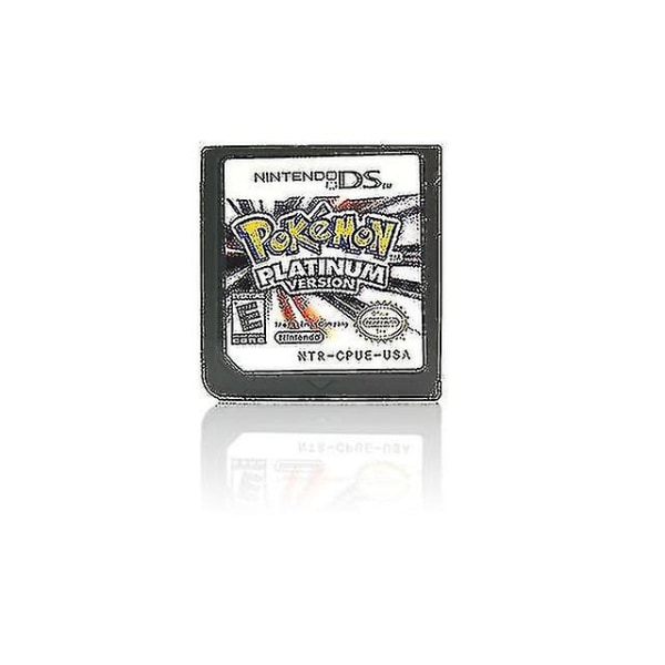 Video Game Cartridge Nds Game Console Card Ds 2ds 3ds Gold Soul Silver Black White 2 In 1-F Pokemon PLATINUM