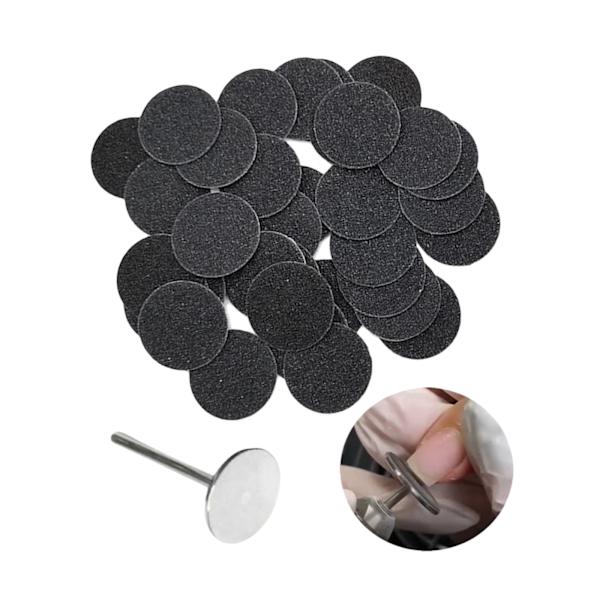 1/2/3/5 Sähköisen jalkaraspin vaihtotyynyt tehokas ja 35mm 80Grit 50 pcs 1 Pc