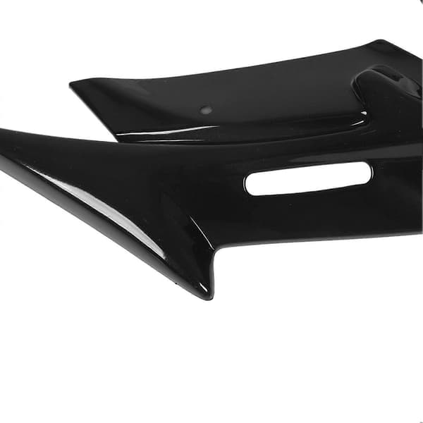 Motorcykel Frontkåbe Winglet ABS Slidstærk Aerodynamisk Kåbevinge Erstatning til YZF R15 V4 2022 og Nyere Blank Sort