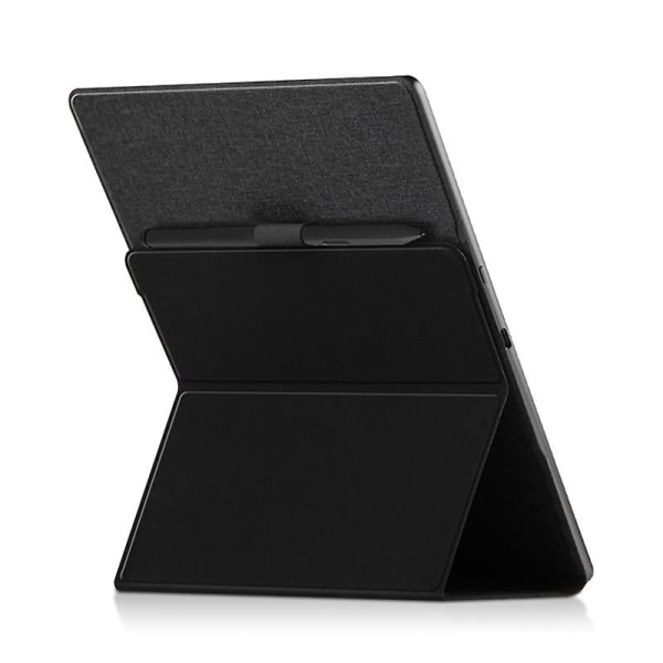 För Amazon Kindle Scribe Magnetic E- case Pu Läderställ Cover Black