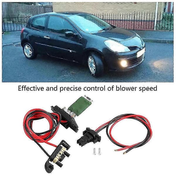 Lämmittimen puhaltimen moottorin vastus Renault Clio MK3 III Modus 7701209803P2021122495