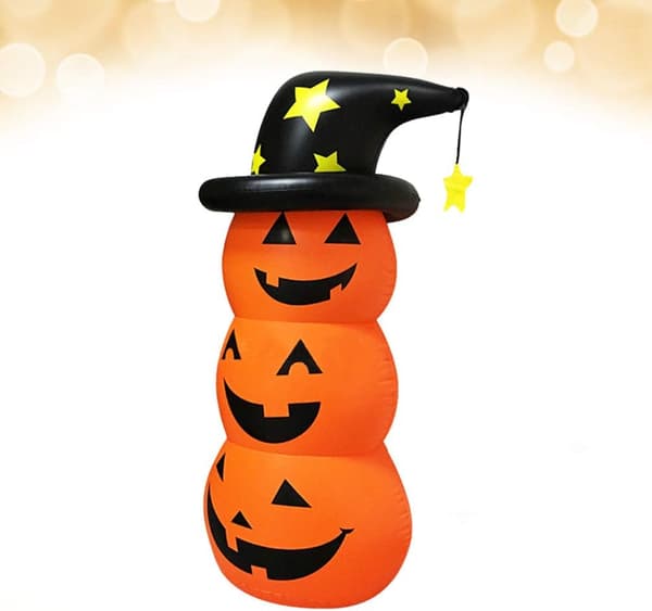 Kreativ Halloween Oppustelig Græskar Dekoration Græskar Stabel Spil
