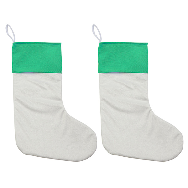 2 paket julstrumpor Tomma julklappsstrumpor Öppen spis