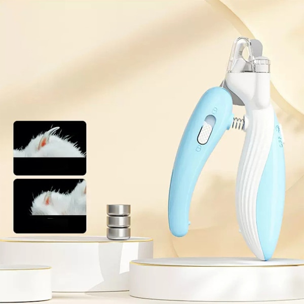 Söta Nagelklippare för husdjur Trimmers Tåklo Nagelsaxar blue