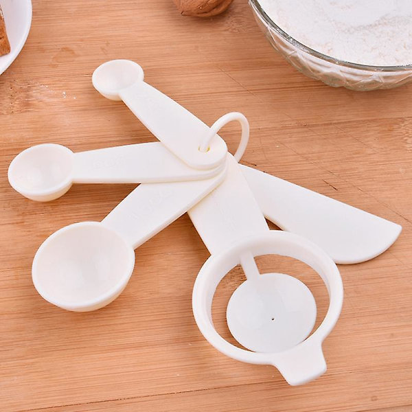 1 set Mätsked Matsål Hög hårdhet Plast Mätkopp Äggula Separator Set Mini Gadget för hemmet