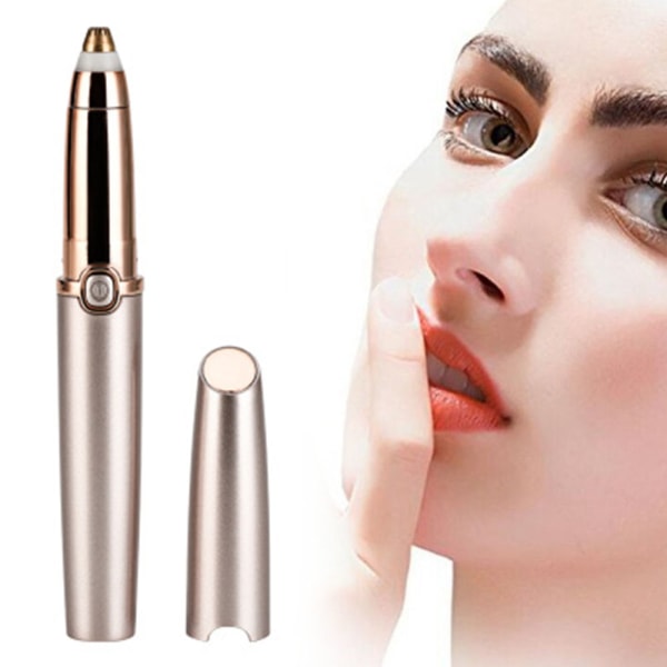 Øjenbrynstrimmer Epilator Genopladelig øjenbrynshårfjerner Rose gold