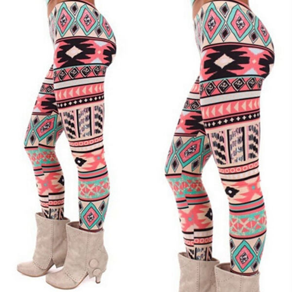 Neulotut sukkahousut Housut Pencil Leggings Skinny Slim Trousers 1