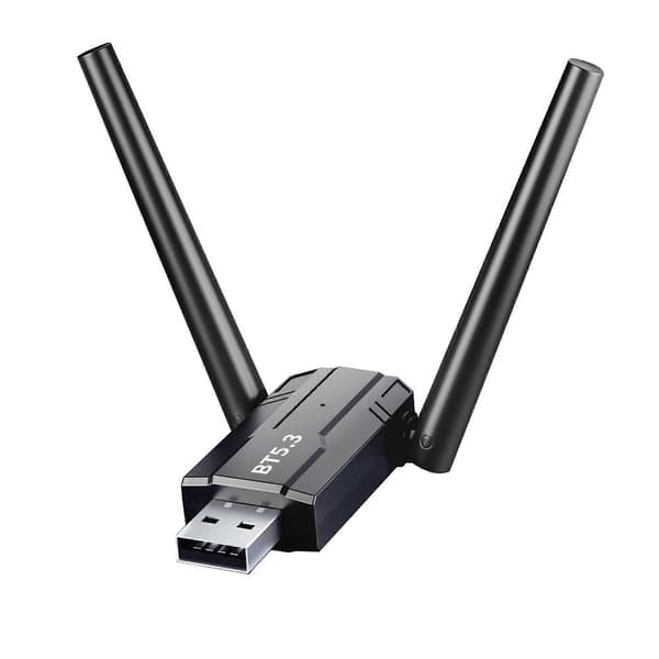 Mottaker Sender Høyytelses Raskere Overføring Lengre Rekkevidde USB Bluetooth-kompatibel 5.3 Adapter