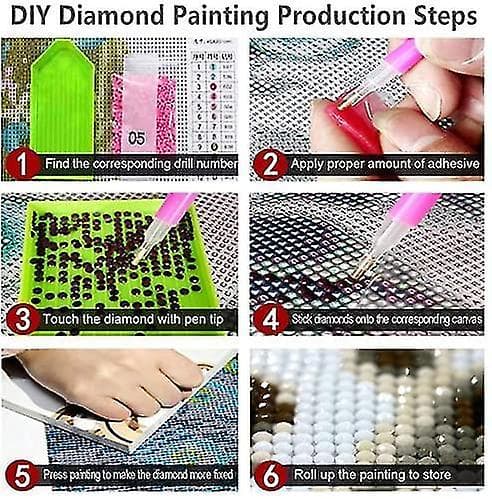 Jul diamond painting kit Vuxna tomtar snögubbe