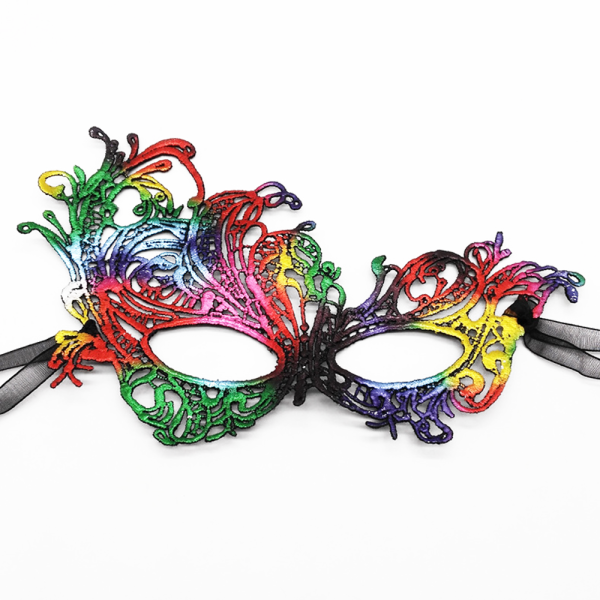 Maskerade maske for kvinner Party Evening Mask Bar Kostymer color