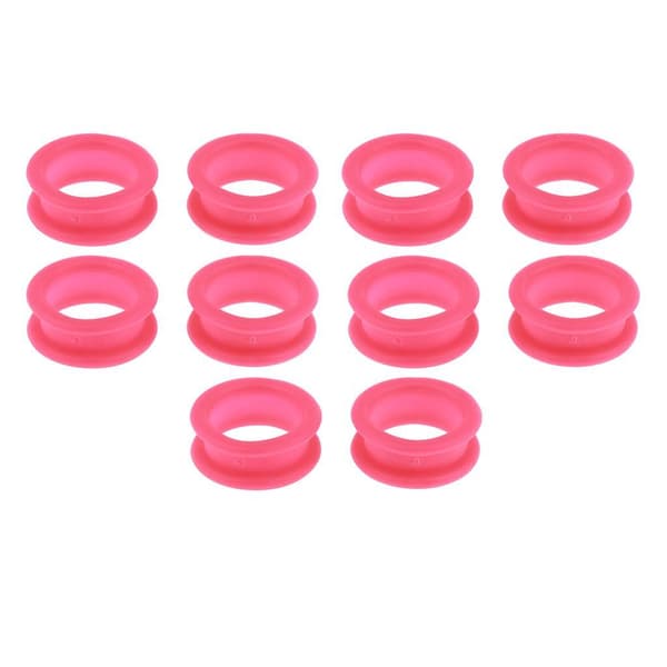 1/2/3/5 10x Barber Frisør Saks Fingerring Rose Red 10 pcs 1 Pc