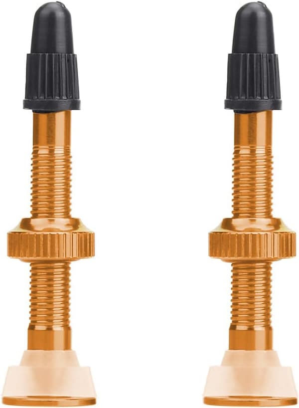 2st slanglösa ventilspindlar mtb cykelventilspindel gyllene aluminium