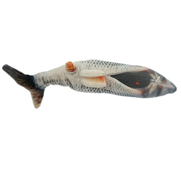 (Fisk 4) 30CM Kæledyr Kat Legetøj USB Opladningssimulering Elektrisk