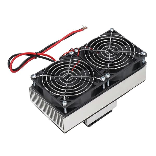 Halvlederkøler 12V Kølemaskine Køler DIY Radiator Luftkølingsenhed