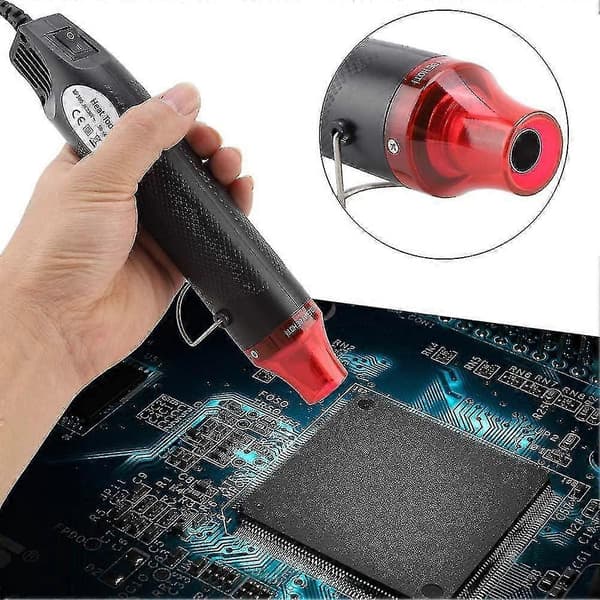 Mini varmepistol, mini bærbar varmepistol for DIY preging, krympeinnpakning, malingstørking 300W multifunksjon