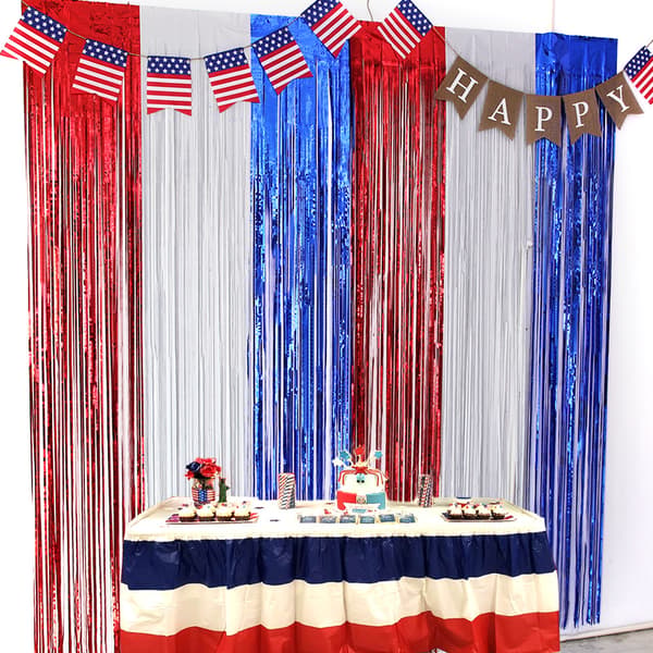 Folie Fringe Gardiner - 2 Pack Sparkle Metallic Gardiner Party 1m*3m