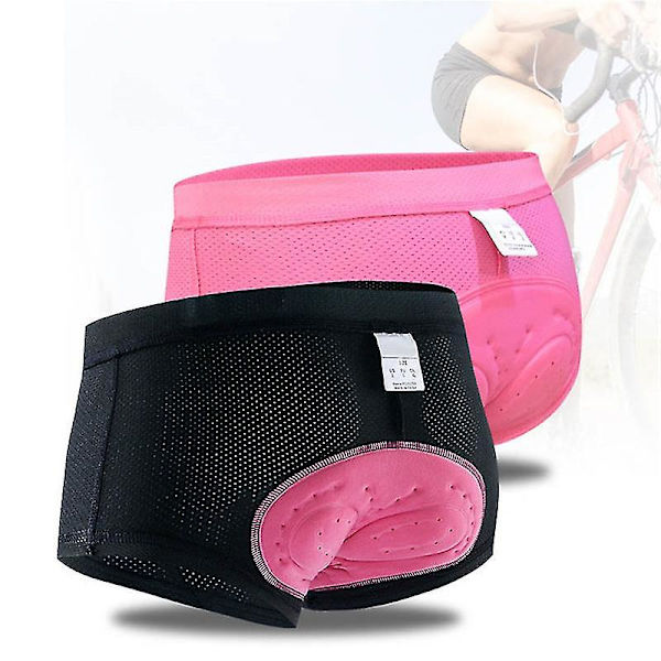 Cykelunderkläder damer Sportmönster Shorts Tight Cykel Sh Red M