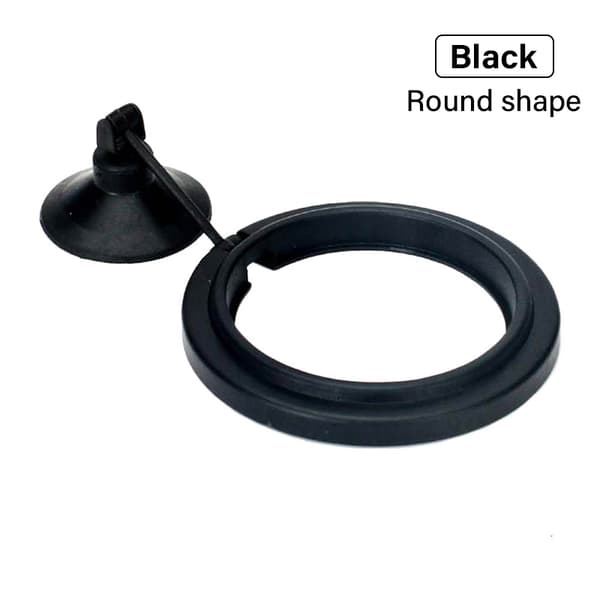 Akvarium fodringsring fisketank station flydende trug føder en Black2