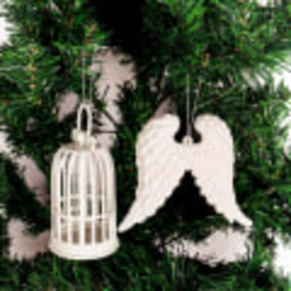 Juledekorationer Angel Wing Sød Juledekoration Pendanter Lysekrone