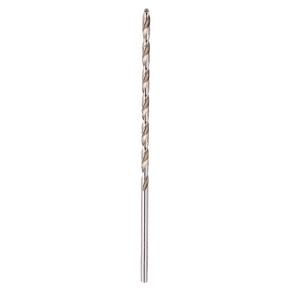 Ny 4mm ekstra lang 160mm HSS spiralbor med lige skaft