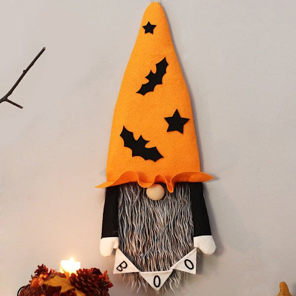 2 Halloween dekorationer, ingen ansikte äldre hängsmycke 2pcs 60*20cm+45*22cm