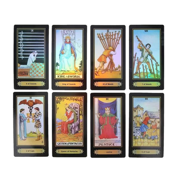 Tarotkort spådom 78 kort Tarotkortspil Shine Oracle-kort