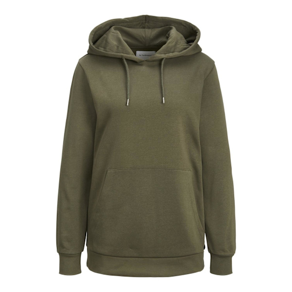 Basic Hoodie Sweat - tummanvihreä Grön M