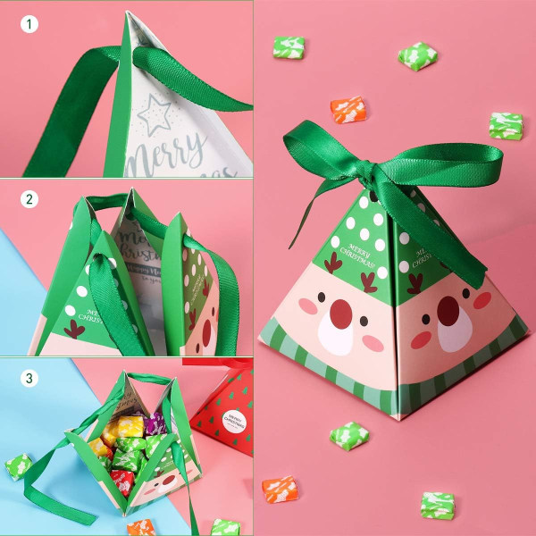 30 stycken julpapperslådor Presentfester med chokladgodisaskar