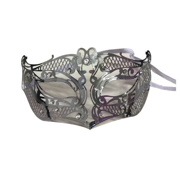 Maskeradmask för kvinnor Shiny Rhinestone Venetian Party Prom D