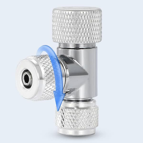 2 stk Akvarium CO2 Boble Regulator Diffuser Nål Regulator Enkelt Hode Dobbelt Hode for Fisketanker CO2 Bobleteller Boble Regulator