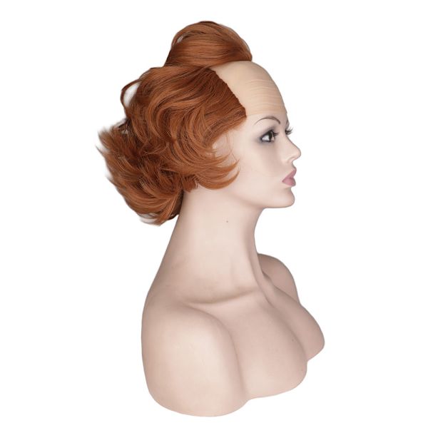 Halloween Cosplay Parykk Maske Hodeplagg