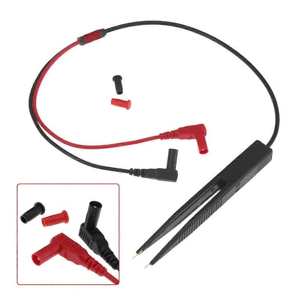 Chipmodstandstestklemme Greb Ledningsprobe Multimeter Måler Kondensator Pincet