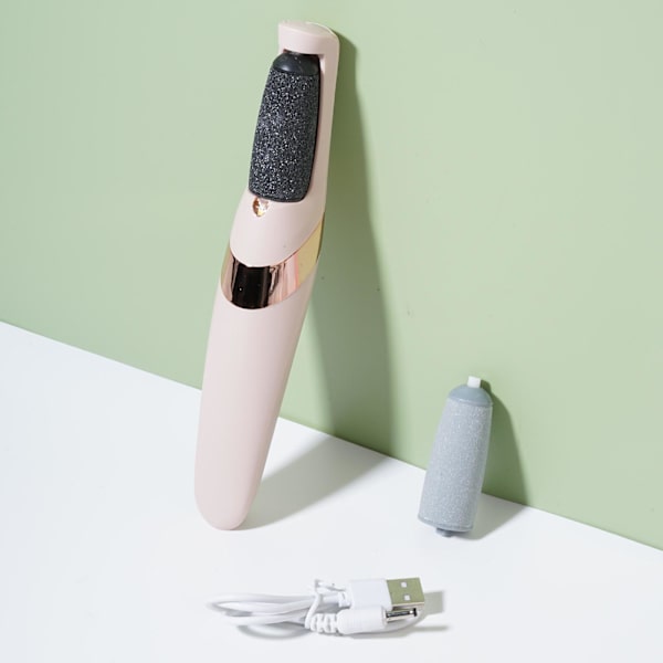 USB elektrisk fotslipare fil Vakuum hård hud förhårdnad Remover M pinkB Bubble bag