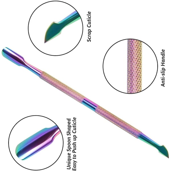 Rostfritt stål Dead Skin Cut Nail Set (SP021 Set A) makeup