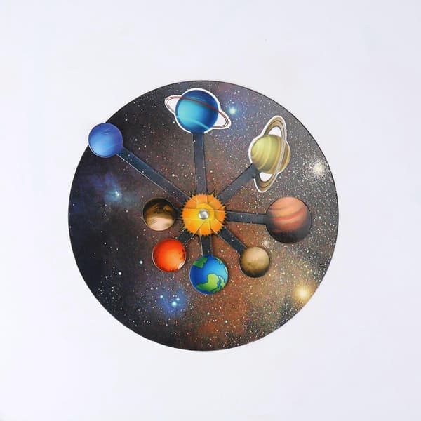Gør-det-selv-sæt Astronomi Videnskab Solsystem Otte Planeter 1 stk sort