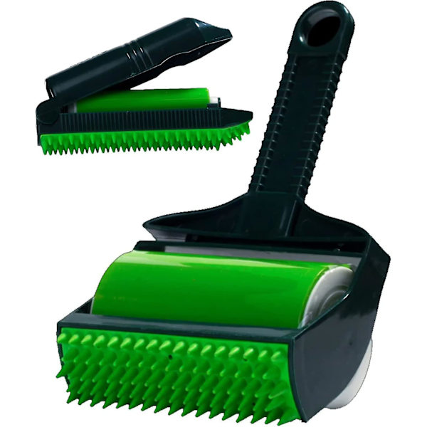 Stick It Roller, Stick It Roller Fjerning av dyrehår, Gjenbrukbare vaskbare Stick It Rollers for dyrehår, klær, bilseter grønne
