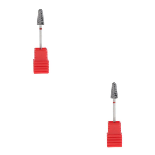 1/2/3/5 Tungsten Steel Nail Drill Bit Sliphuvud Nail Art Gel Type C 51 mm 2Set
