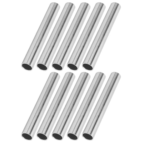 10 stk. aluminiumsrør, runde, lige rør, robotstøtteværktøj, diameter 14 mm 6100?1214?0100