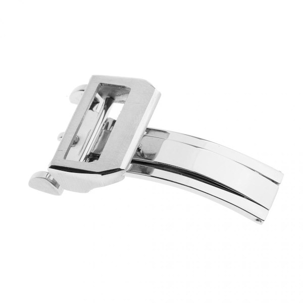 Push Deploy av rostfritt stål Utveckla spänne Watch Spänne 18 mm
