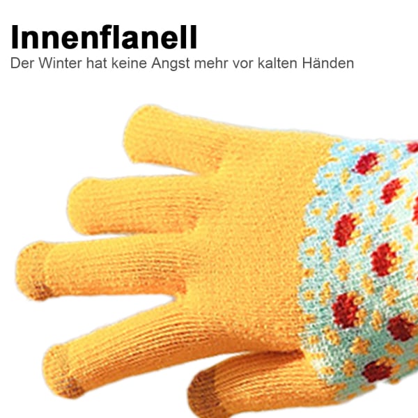 Vinterhandskar ， Håll dig varm för kvinnor yellow