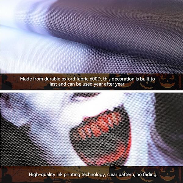 2 kpl halloween-kummitusverho naisille, peite,