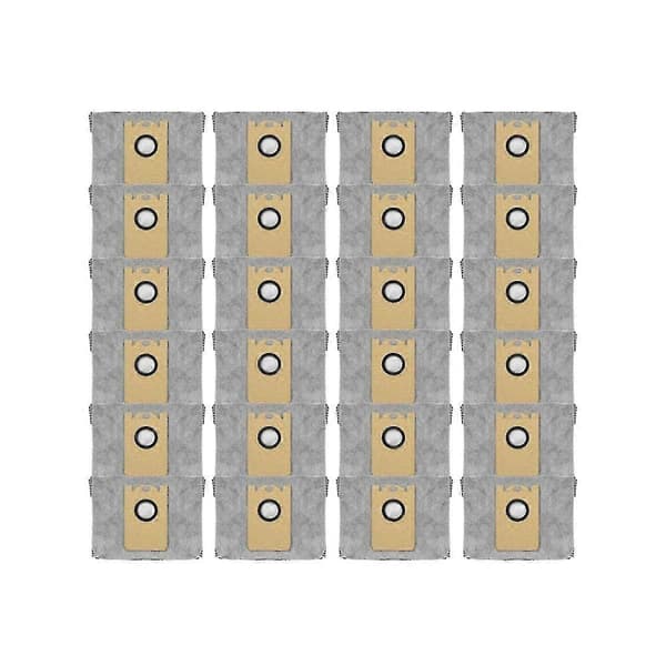 24 kpl pölypusseja Robovac L35 Hybrid Lr30 Hybrid Lr20 Auto-empty Stat -imuriin, aktiivihiilellä