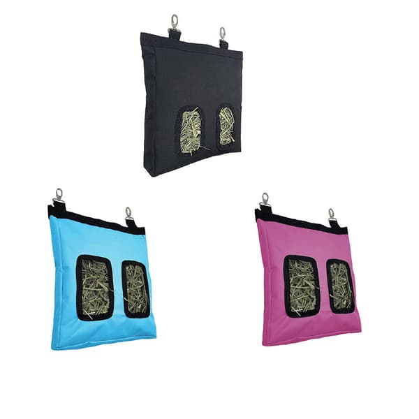 Høypose hengende pose Materholder Fôringsautomatbeholder Black