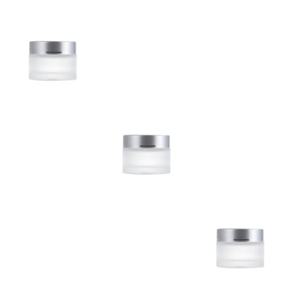 1/2/3/5 Multipurpose Matt Cosmetic Face Jar - Hållbar och silvery 100g,1 3PCS