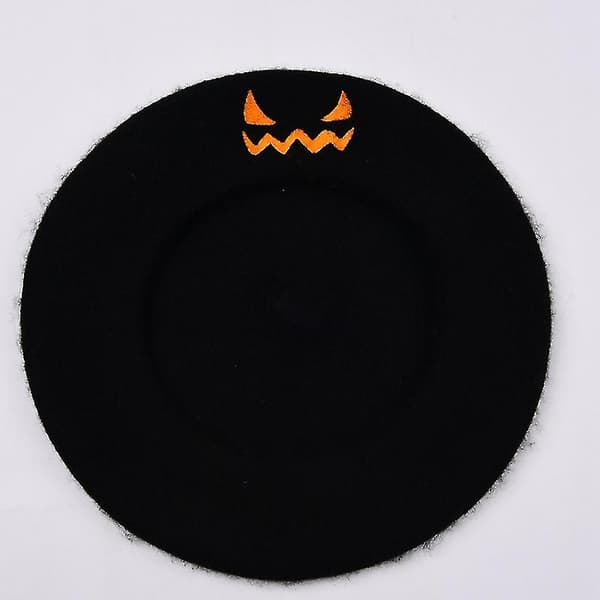 Halloween Party Ull Håll Varm Kvinnor Halloween Hatt B